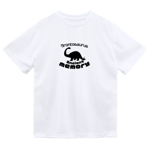 ブロントサウルス恐竜 ドライTシャツ