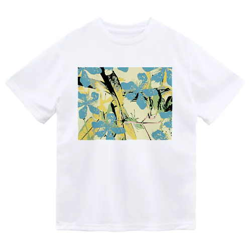 アロハな花柄　イエロー Dry T-Shirt