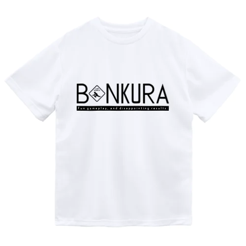 BONKURA TYPO BLK ドライTシャツ