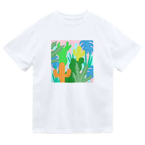 カラフルプランツ🌵🌿🍀 ドライTシャツ