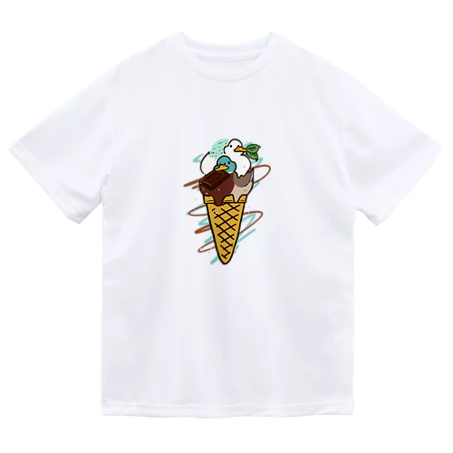 チョコミントアヒル Dry T-Shirt