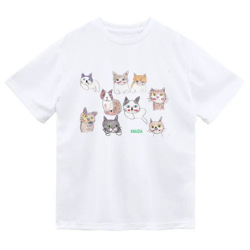 NAGIねこ ドライTシャツ