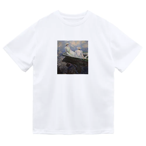 クロード・モネの『舟遊び』 ドライTシャツ