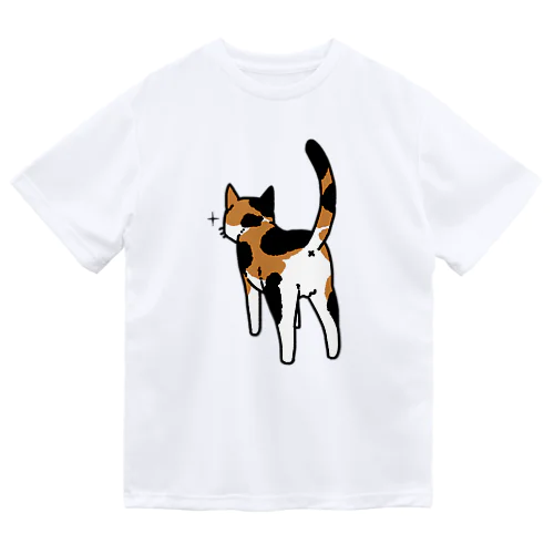 ねこけつ（三毛猫） Dry T-Shirt