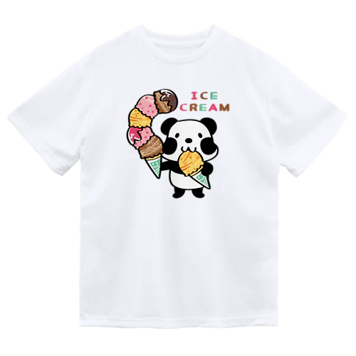 CT54ズレぱんだちゃん　アイスを食べよう_bs Dry T-Shirt