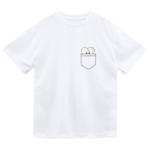 ポケットで放心(両目ver) Dry T-Shirt