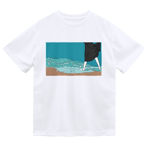 海辺のお姉さん Dry T-Shirt