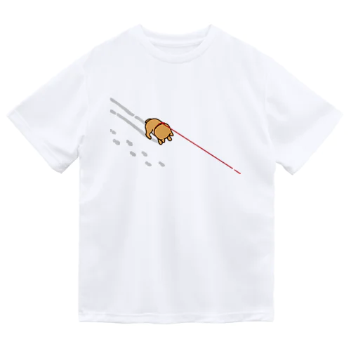 雪のイヤイヤ柴犬 Dry T-Shirt