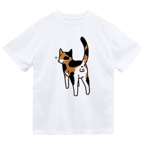 ねこけつω（三毛猫） Dry T-Shirt