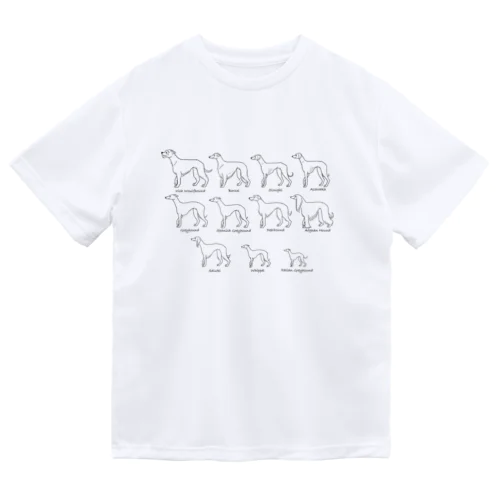 Sighthound Friends(淡色推奨) Dry T-Shirt