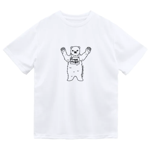 フリーハグベアー Dry T-Shirt