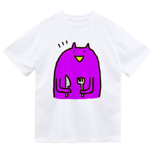 テーブルマナーもろりねこ Dry T-Shirt