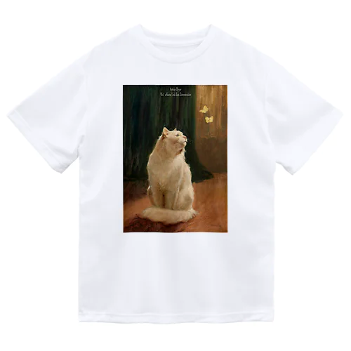 アルトゥール・ヘイヤー　Weiße Katze Und Zwei Zitronenfalter Dry T-Shirt