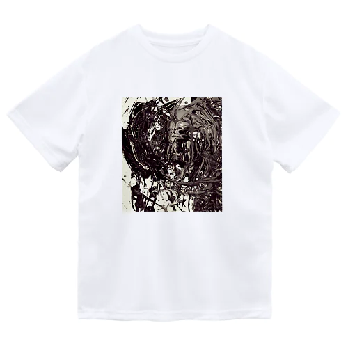 羽愛斗ノ絵(dark chocolate) Dry T-Shirt