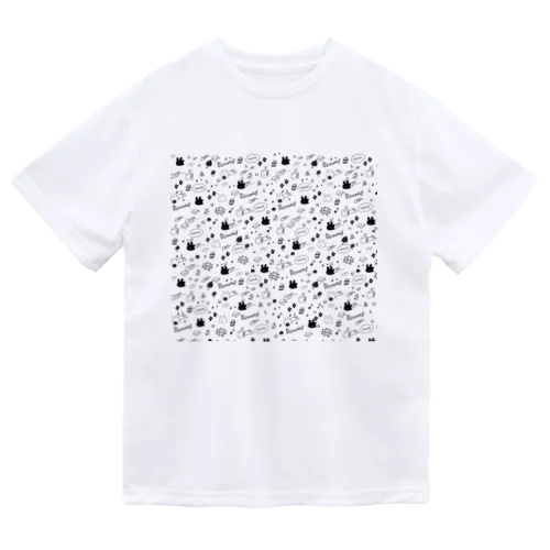 ぷにアメコミ柄ホワイト Dry T-Shirt