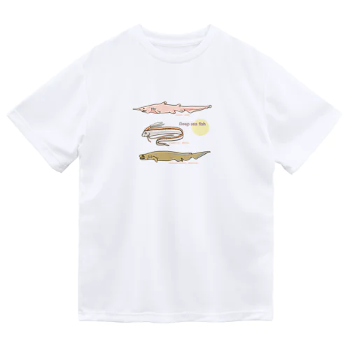 深海魚トリオ ドライTシャツ