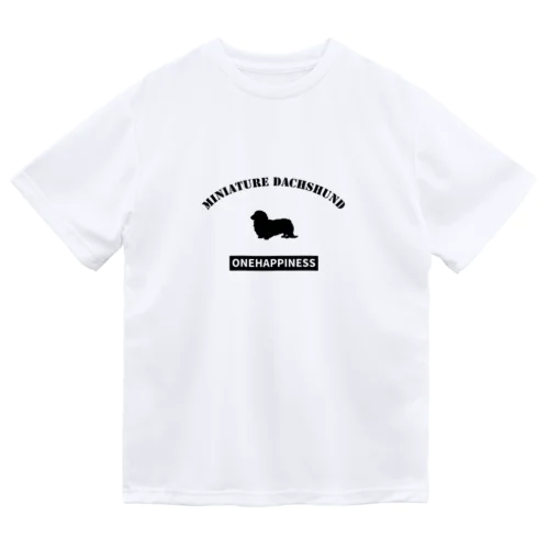 ミニチュアダックスフンド  ONEHAPPINESS ドライTシャツ