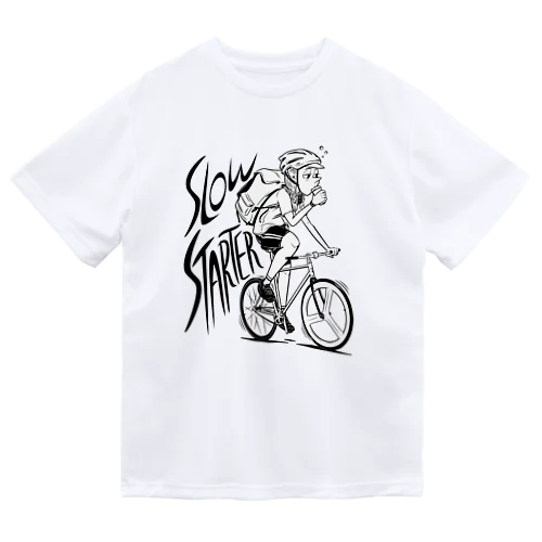 "SLOW STARTER" ドライTシャツ