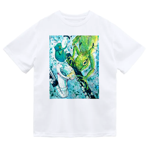 カエルとアルトクラリネット Dry T-Shirt