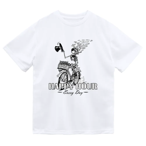 "HAPPY HOUR"(B&W) #1 ドライTシャツ