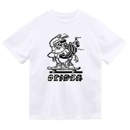"SPIDER SLIDER" ドライTシャツ