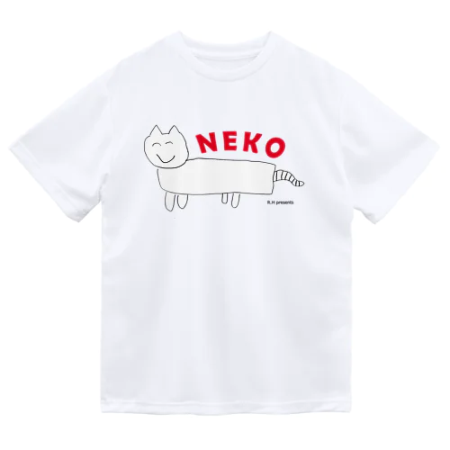 ねこ（小2） ドライTシャツ