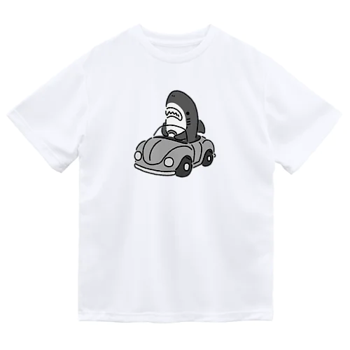 運転を覚えたモノクロのサメ2021 Dry T-Shirt