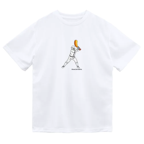 野球×エビフライ ドライTシャツ