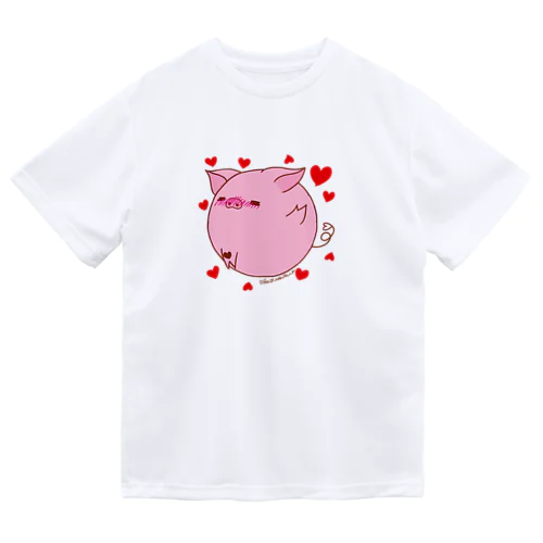 ぶたくん　きゅん Dry T-Shirt