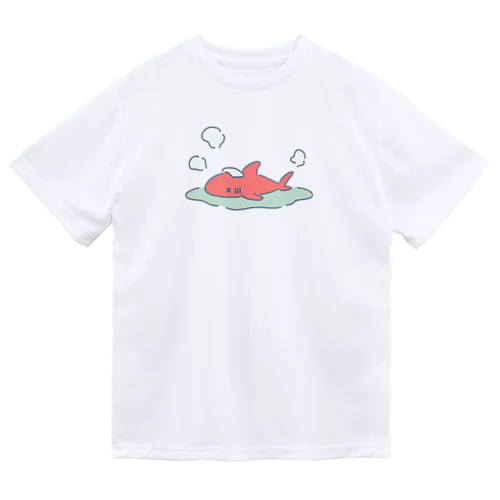 のぼせたサメ ドライTシャツ