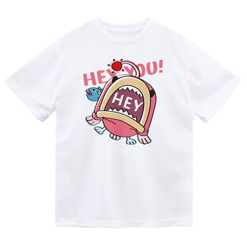 HEY YOU!*釣れたかもA* ドライTシャツ