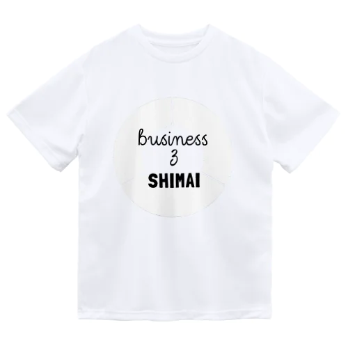 ビジネス3シマイ　丸デザイン ドライTシャツ