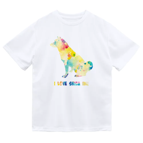 柴犬お座り【パレット】 ドライTシャツ