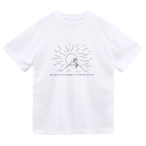 登頂ヤモリちゃん Dry T-Shirt