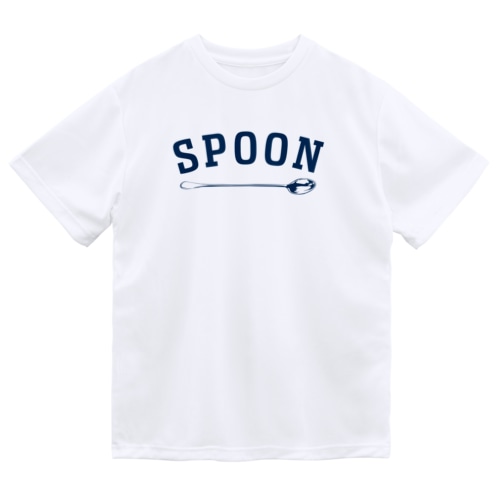 SPOON (NAVY) Dry T-Shirt