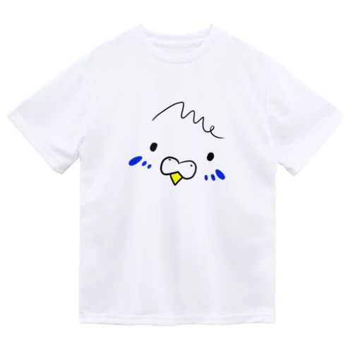 顔だけBigインコTシャツ Dry T-Shirt