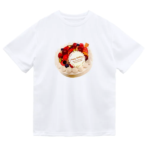 フルーツたっぷりのデコレーションケーキ Dry T-Shirt