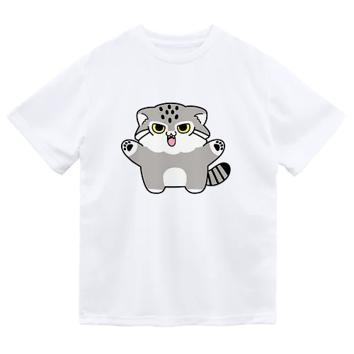 マヌルちゃんギャオー ドライTシャツ