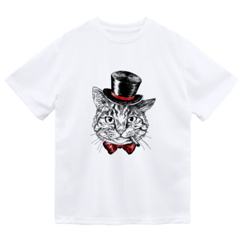 キジトラ猫紳士 Dry T-Shirt