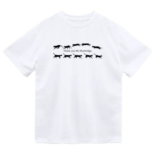 muybridge cats ドライTシャツ