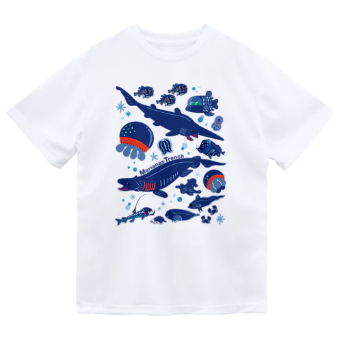 マリアナ海溝の深海生物たち Dry T-Shirt