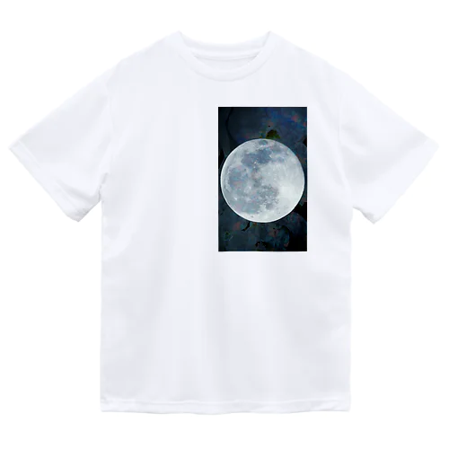moon light, flower night ドライTシャツ