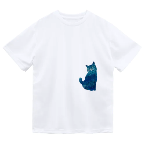 宇宙猫 ドライTシャツ