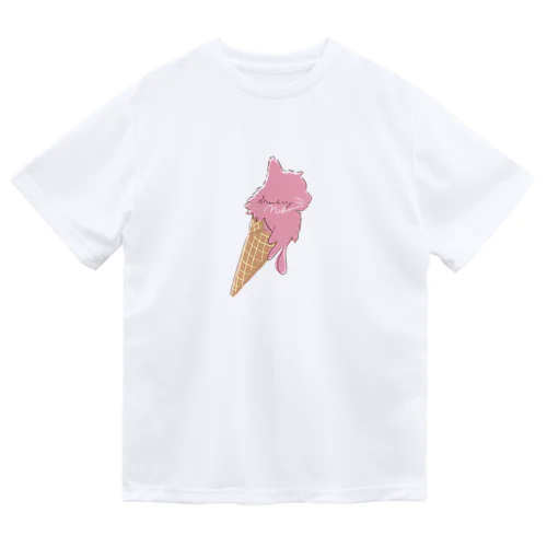 いちごアイスNeko  Dry T-Shirt