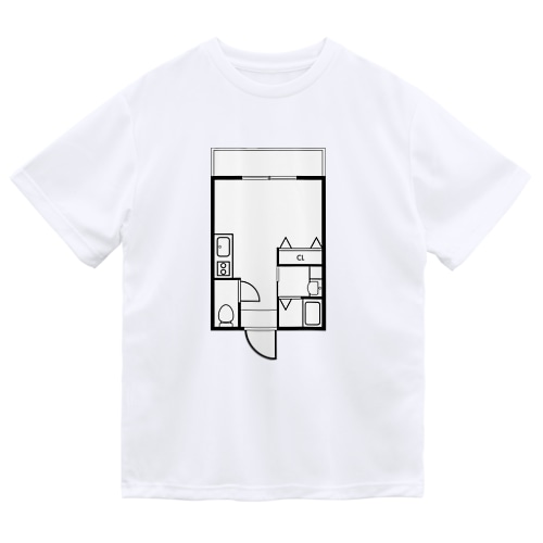 ワンルーム　間取り Dry T-Shirt