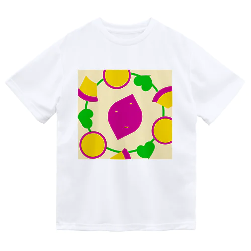①🍠さつまいものアイコン Sweet potato icon Dry T-Shirt