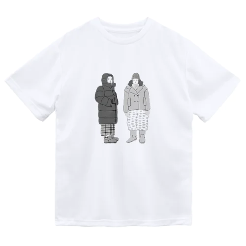 冬の女性たち ドライTシャツ