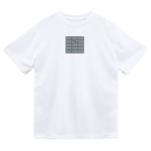 ブロック塀　ドット絵　short Dry T-Shirt