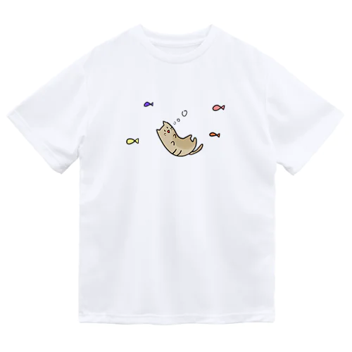 ぷかぷかねこ ドライTシャツ