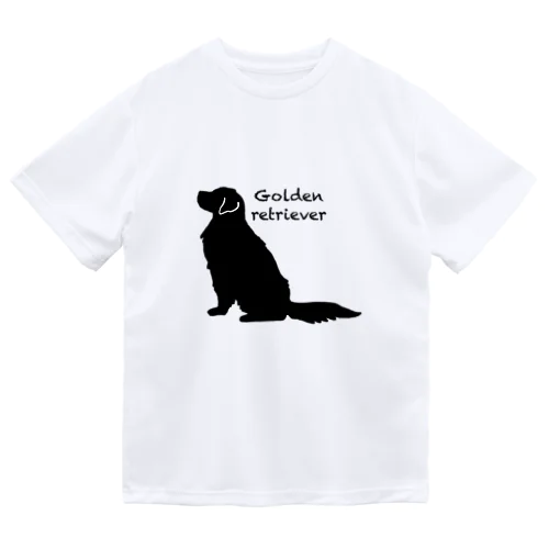 my dog Golden retriever  ドライTシャツ